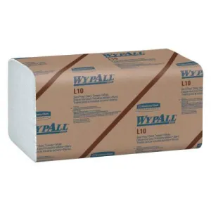 Kimberly-Clark Professional WypAll L10 SANI-PREP Dairy Towels, Banded, 1-Ply, 10.5 x 9 3/10, 200/PK, 01770
