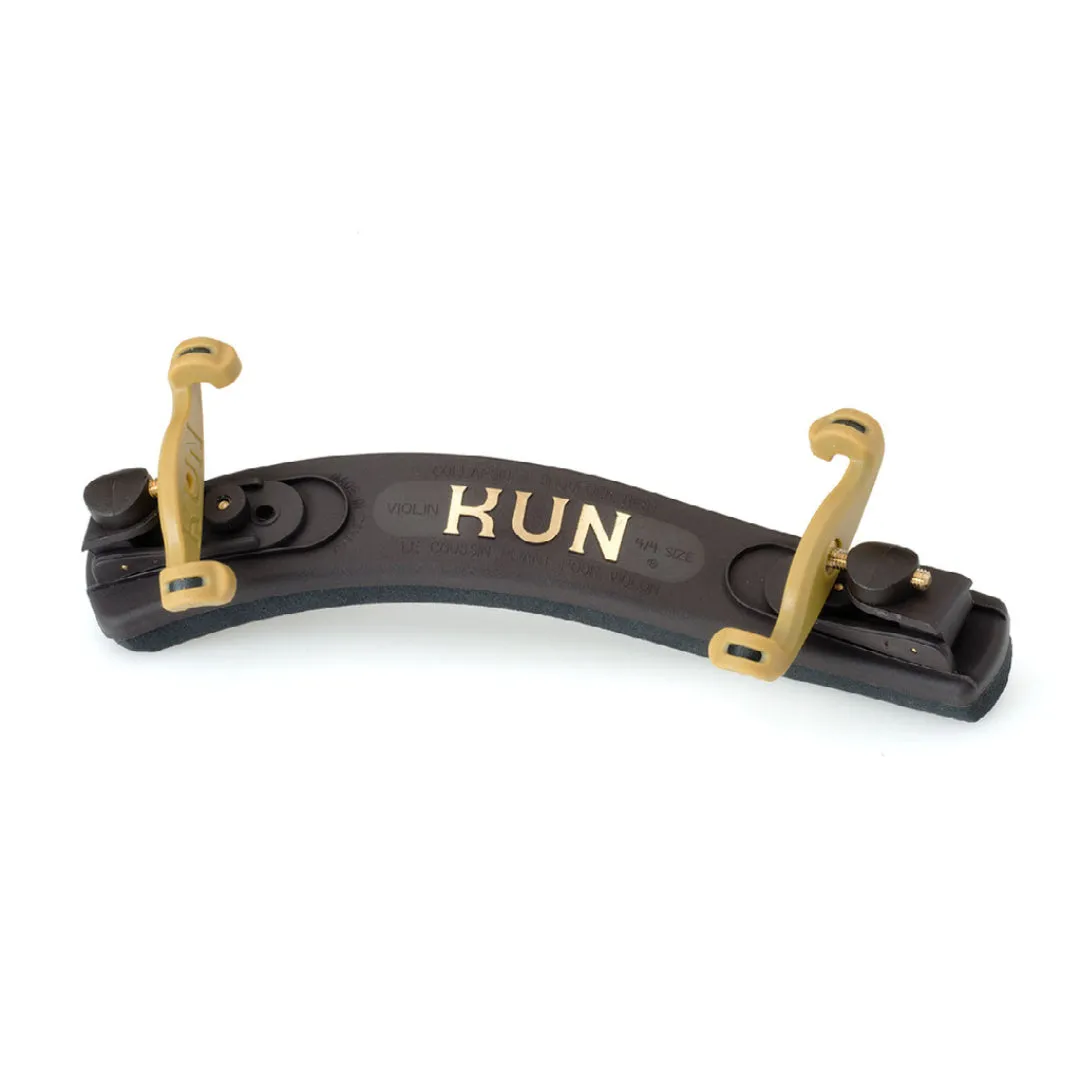 Kun Collapsible Violin Shoulder Rest, 3/4-1/2