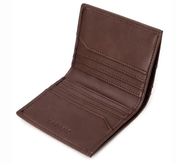 La Enviro Broome Vegan Minamalist Unisex Brown Wallet