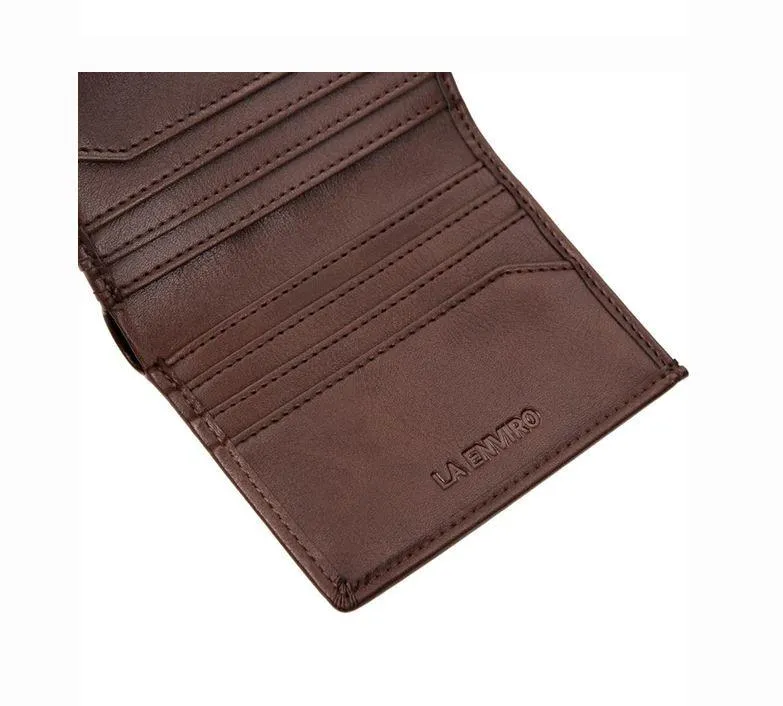 La Enviro Broome Vegan Minamalist Unisex Brown Wallet