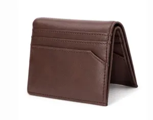 La Enviro Broome Vegan Minamalist Unisex Brown Wallet