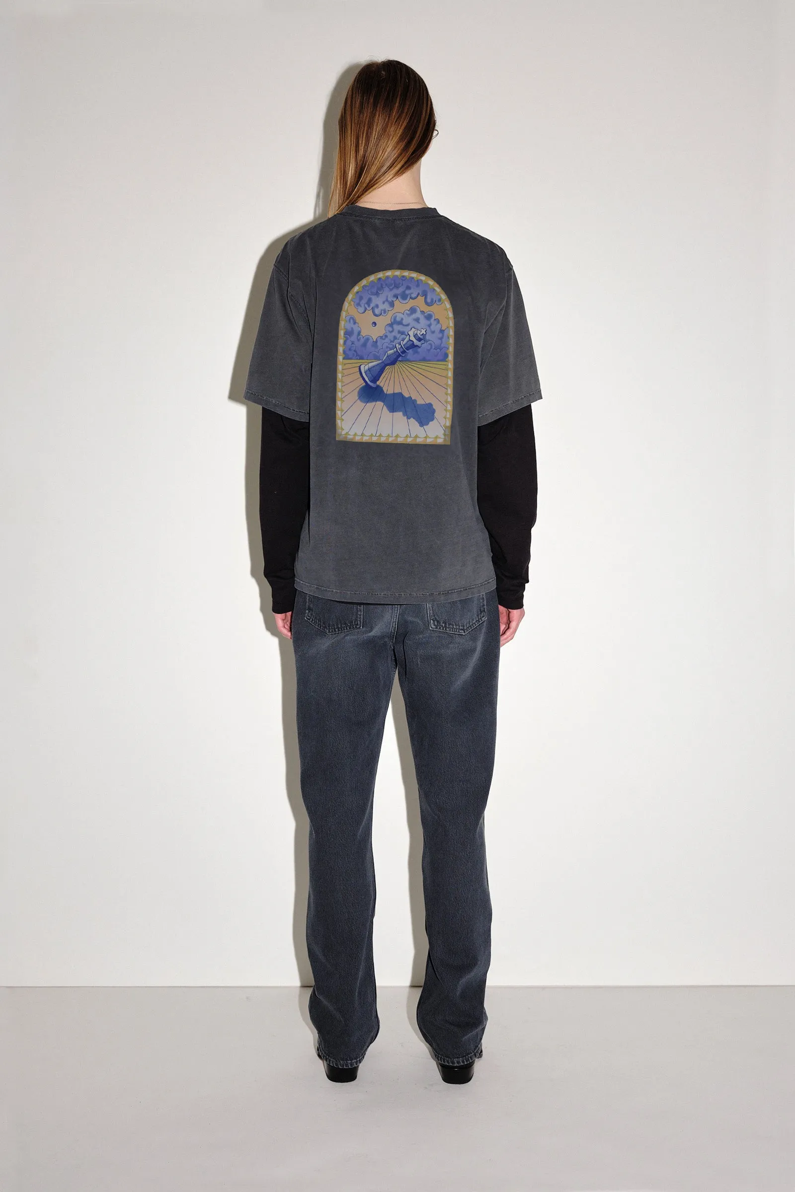 LA Print Fallen - Washed Black