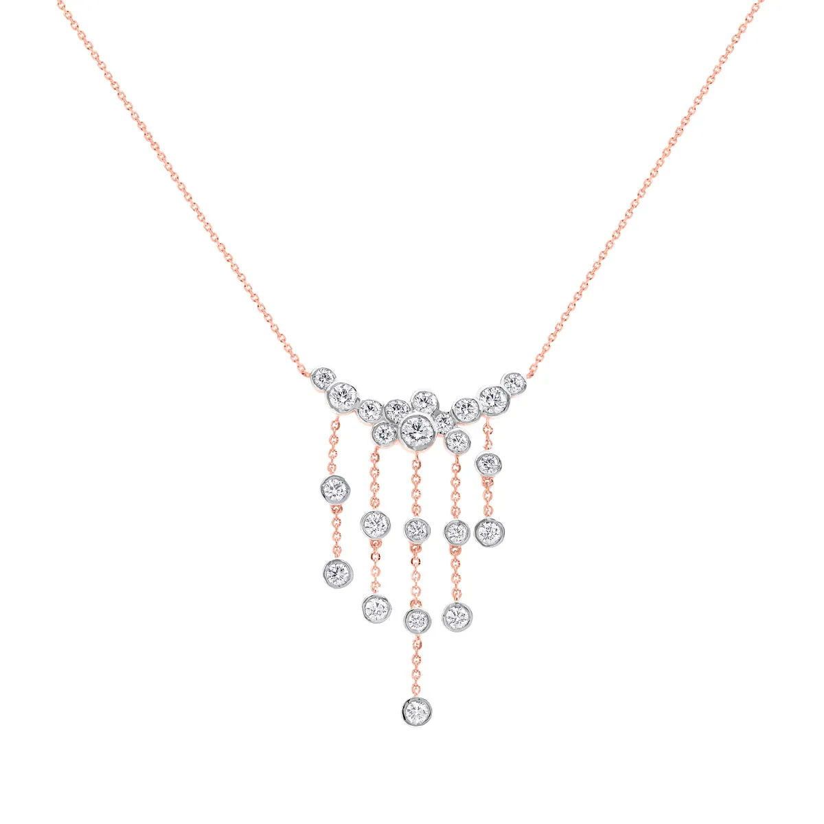 LAB GROWN Bezel Drop Diamond Pendant