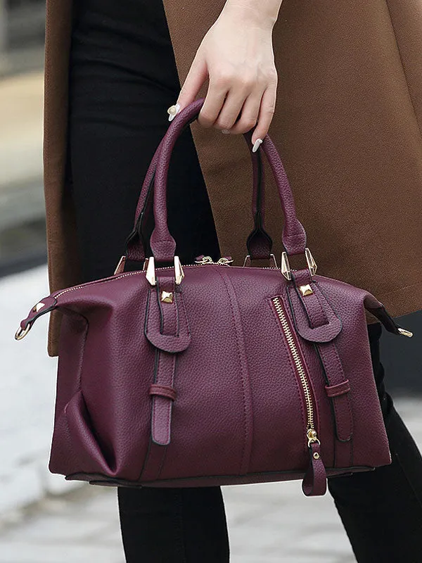 Large Boston Handbag