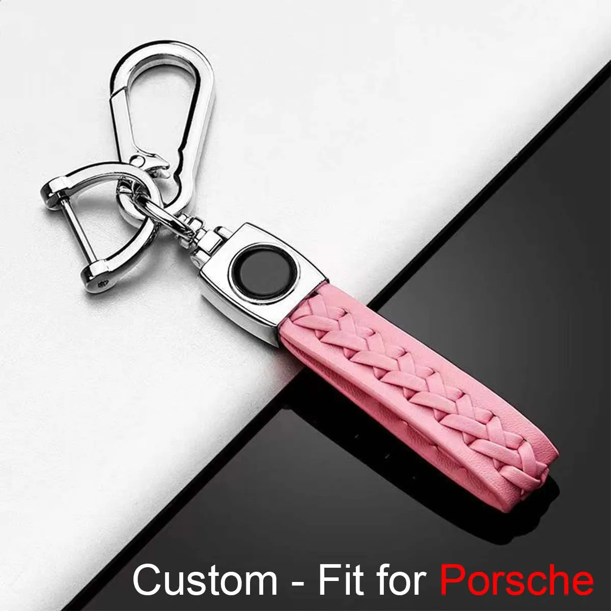 Leather Car Keychains Replacement, Custom fit for car, Car Key Chain, Metal Keychain Accessories