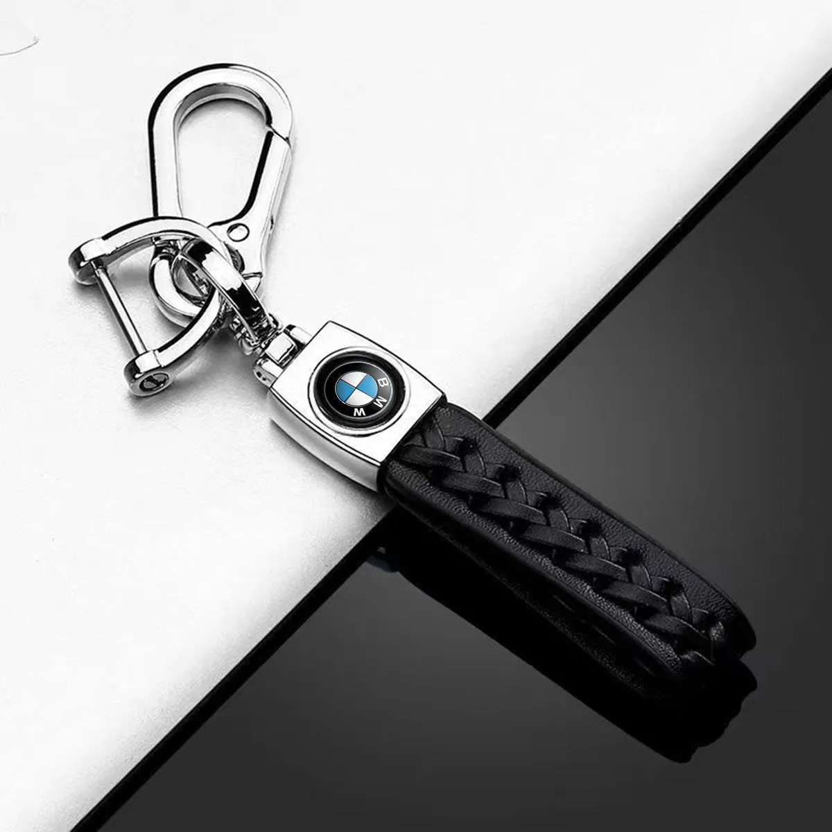 Leather Car Keychains Replacement, Custom fit for Car, Car Key Chain, Metal Keychain Accessories