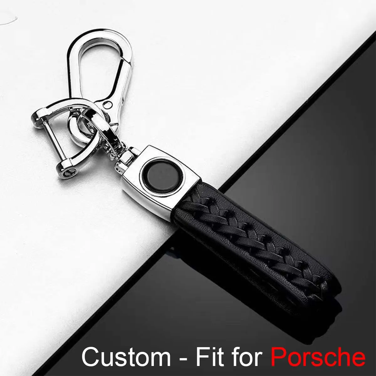 Leather Car Keychains Replacement, Custom fit for car, Car Key Chain, Metal Keychain Accessories