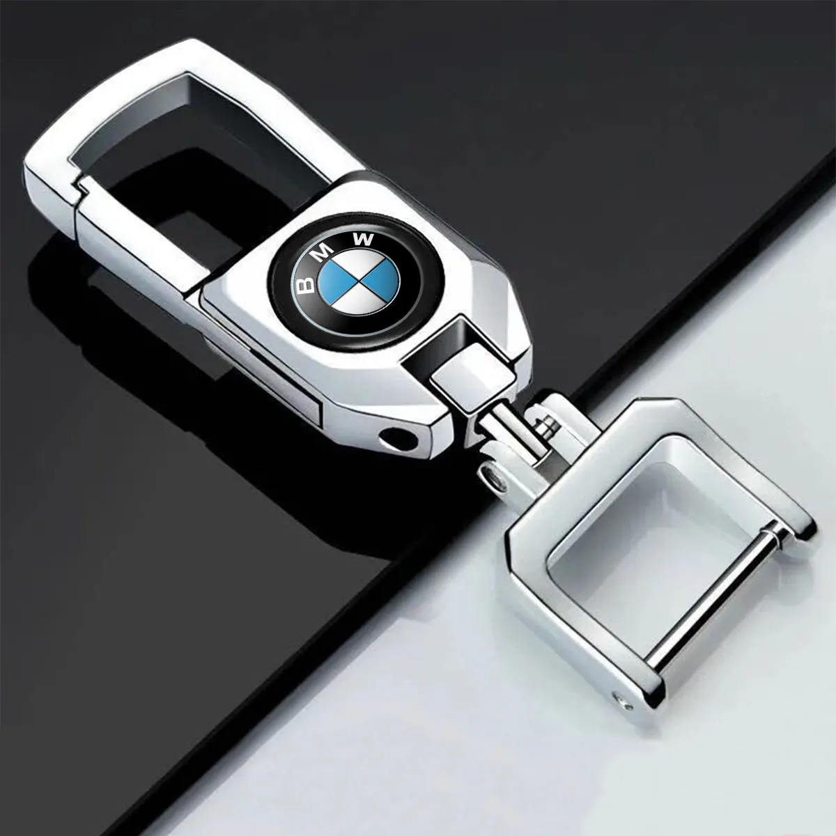 Leather Car Keychains Replacement, Custom fit for Car, Car Key Chain, Metal Keychain Accessories