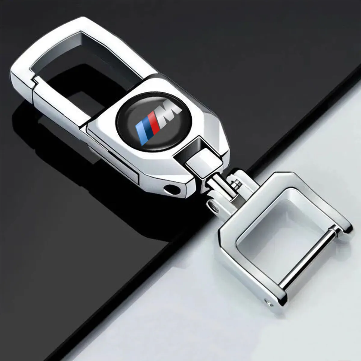 Leather Car Keychains Replacement, Custom fit for Car, Car Key Chain, Metal Keychain Accessories