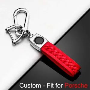 Leather Car Keychains Replacement, Custom fit for car, Car Key Chain, Metal Keychain Accessories