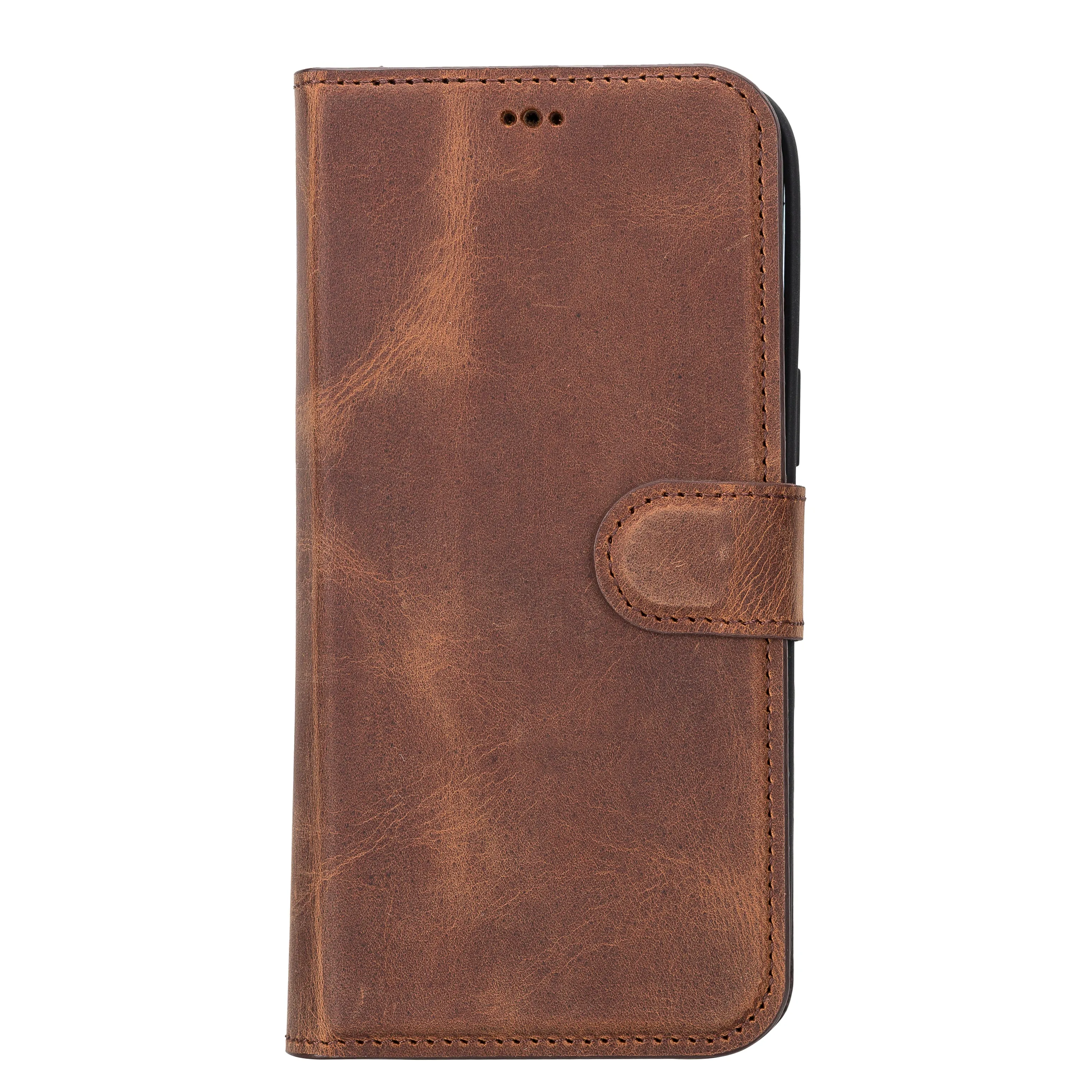 Leather Wallet Case for iPhone 15 Plus