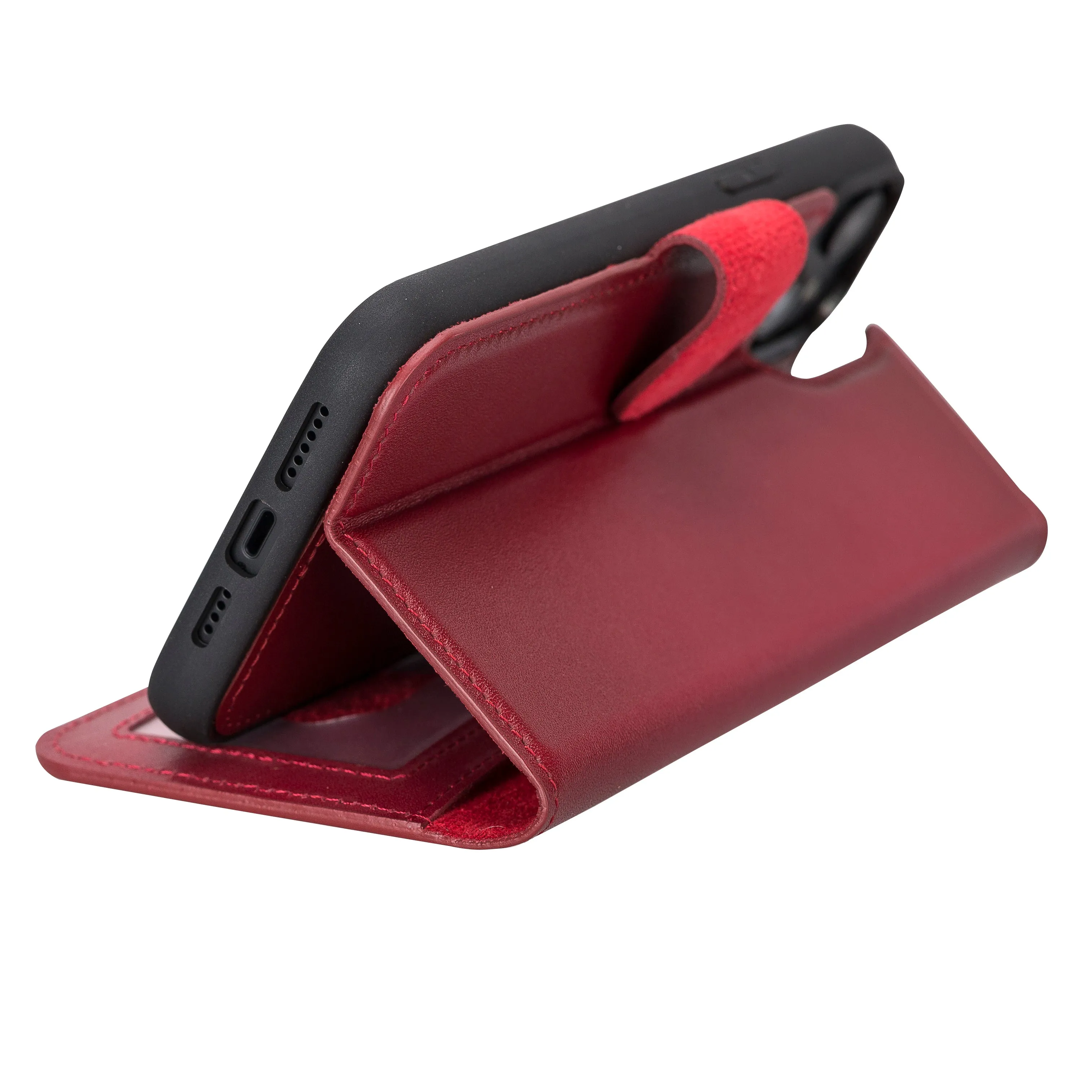 Leather Wallet Case for iPhone 15 Plus