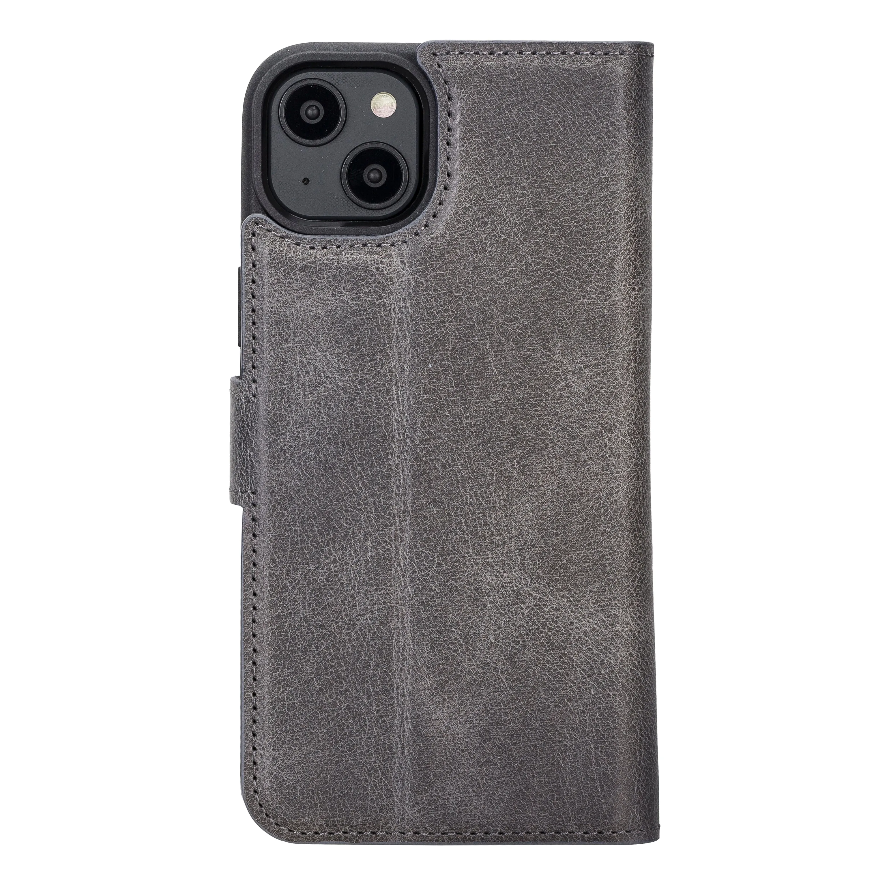 Leather Wallet Case for iPhone 15 Plus