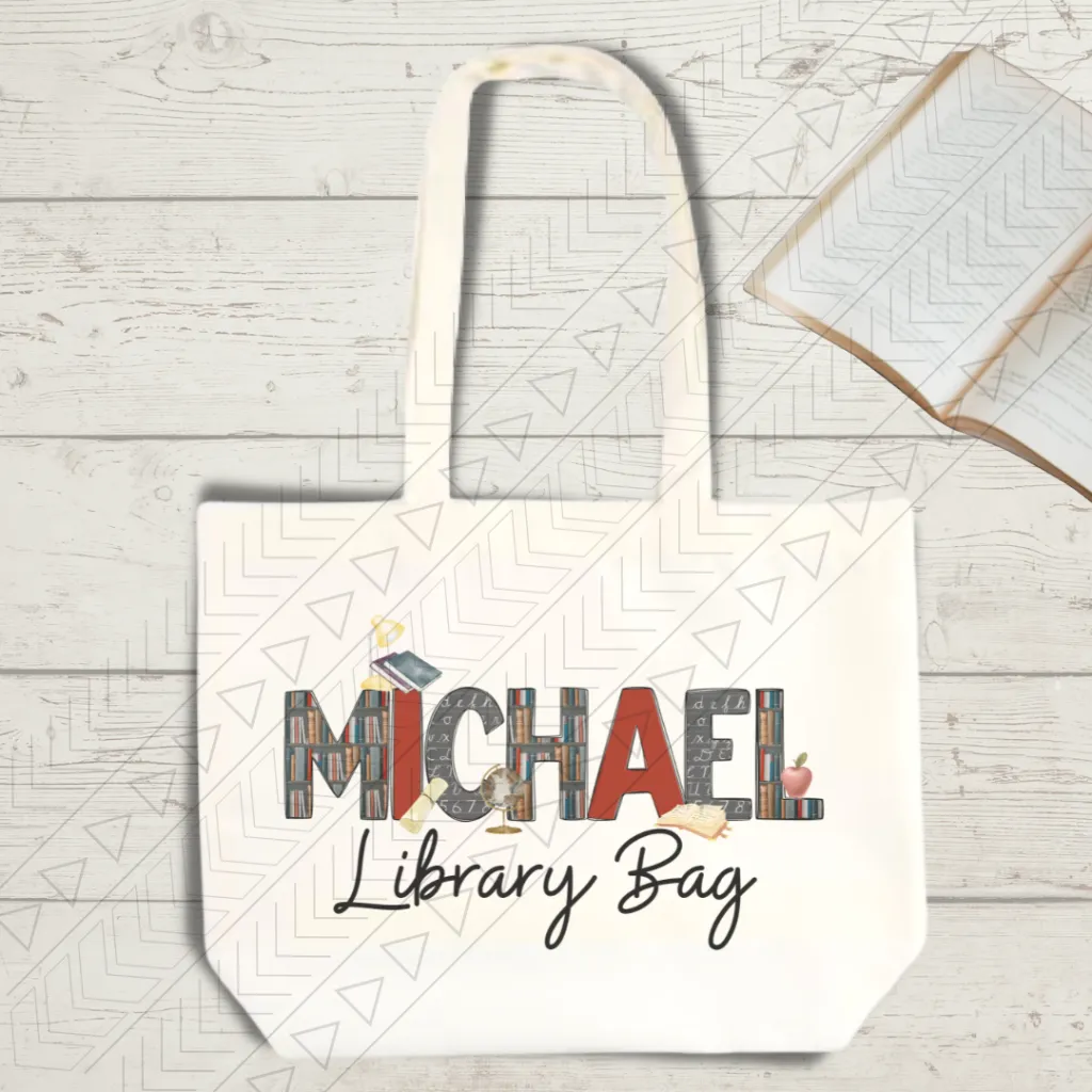 Library Name Tote