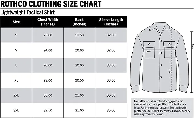 Lightweight Tactical Shirt | Uniform Shirt | Work Shirt