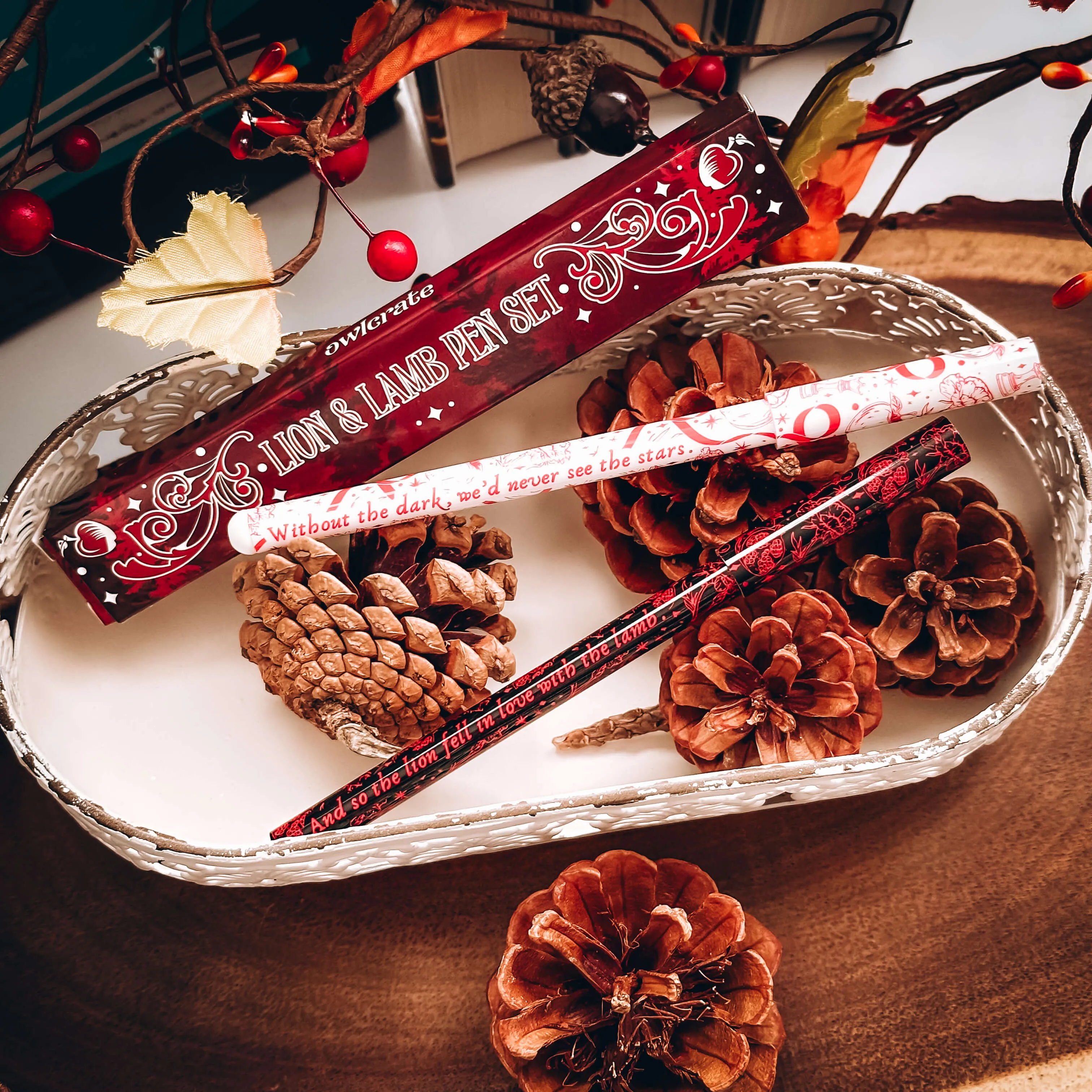 Lion & Lamb Pen Set
