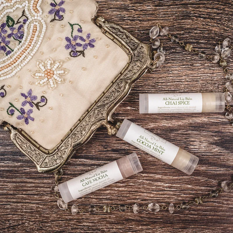 Lip Balm Bridal Gift Set for Bridesmaid and Wedding Party Gifts - Natural Flavored Lip Balm
