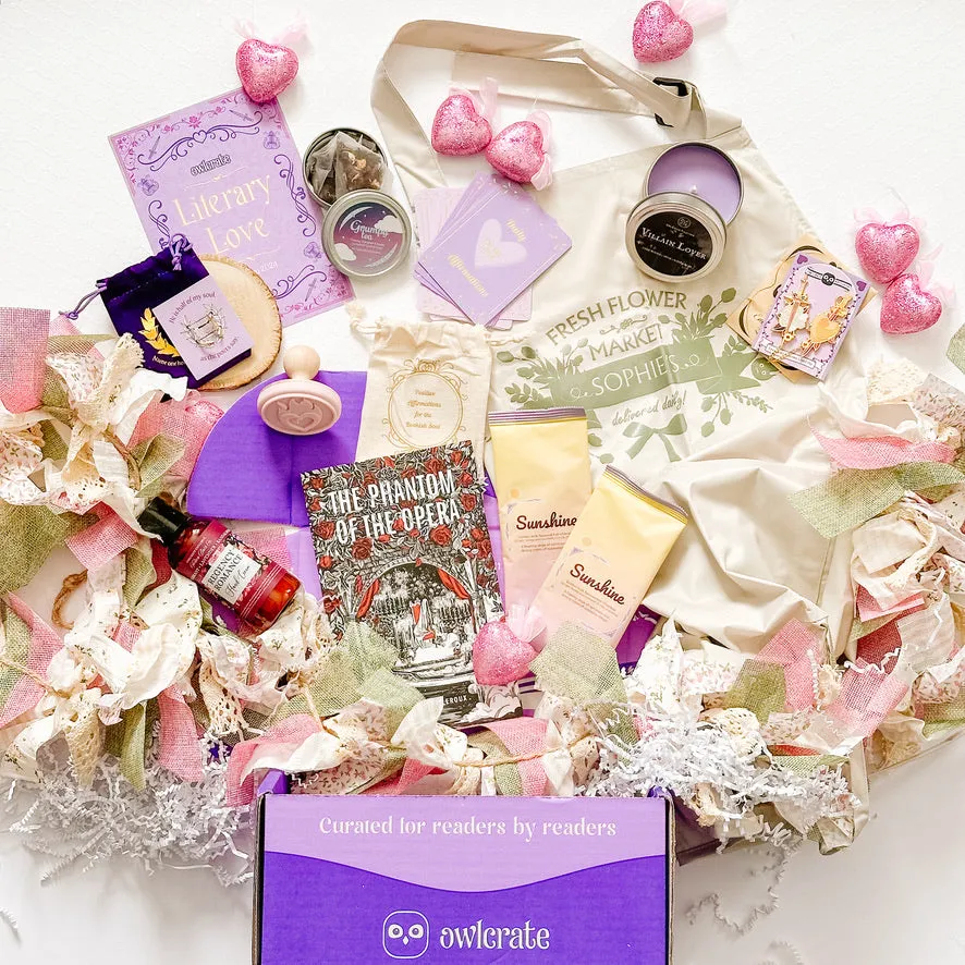 Literary Love Paperback & Goodies Box