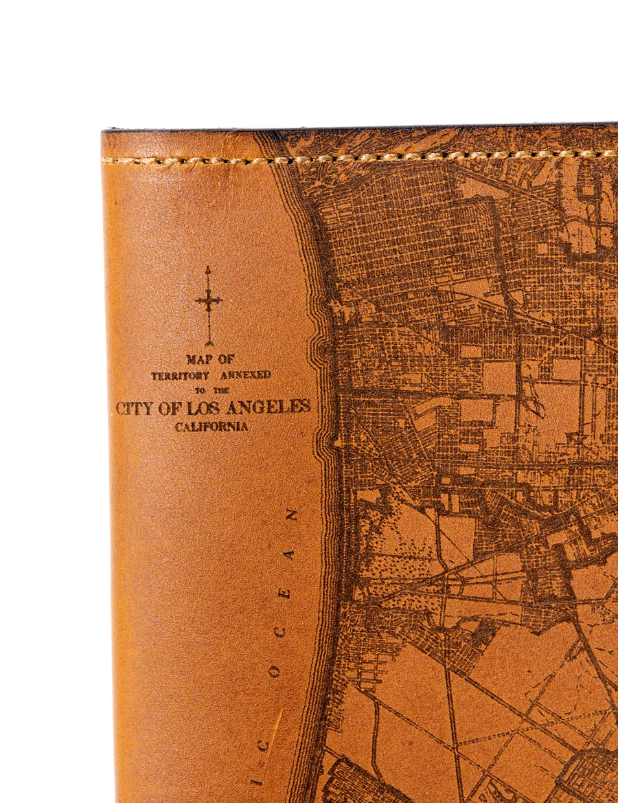 Los Angeles Map Passport Wallet