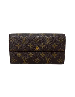 Louis Vuitton '12 'Sarah' Monogram Canvas Flap Wallet