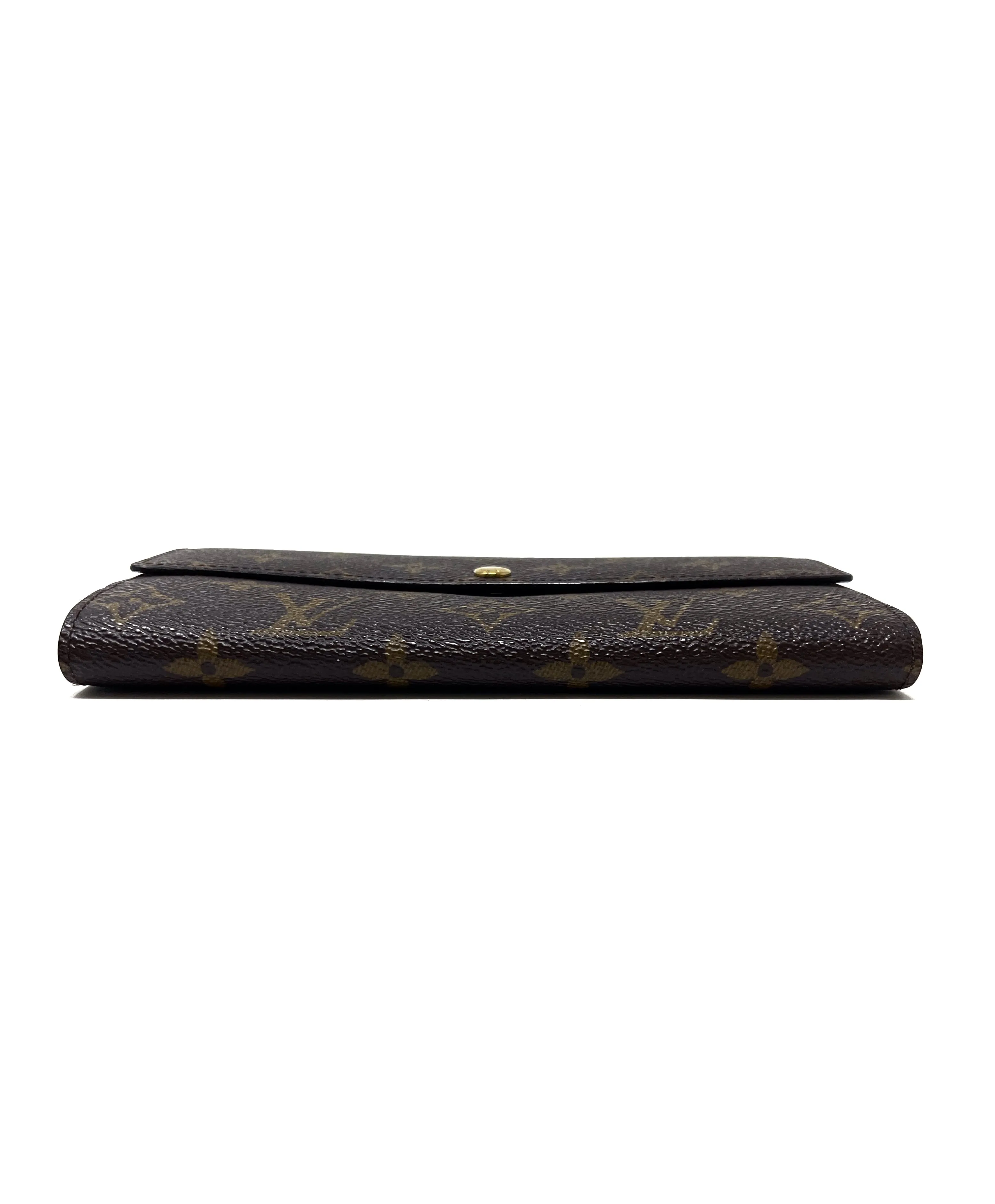 Louis Vuitton '12 'Sarah' Monogram Canvas Flap Wallet