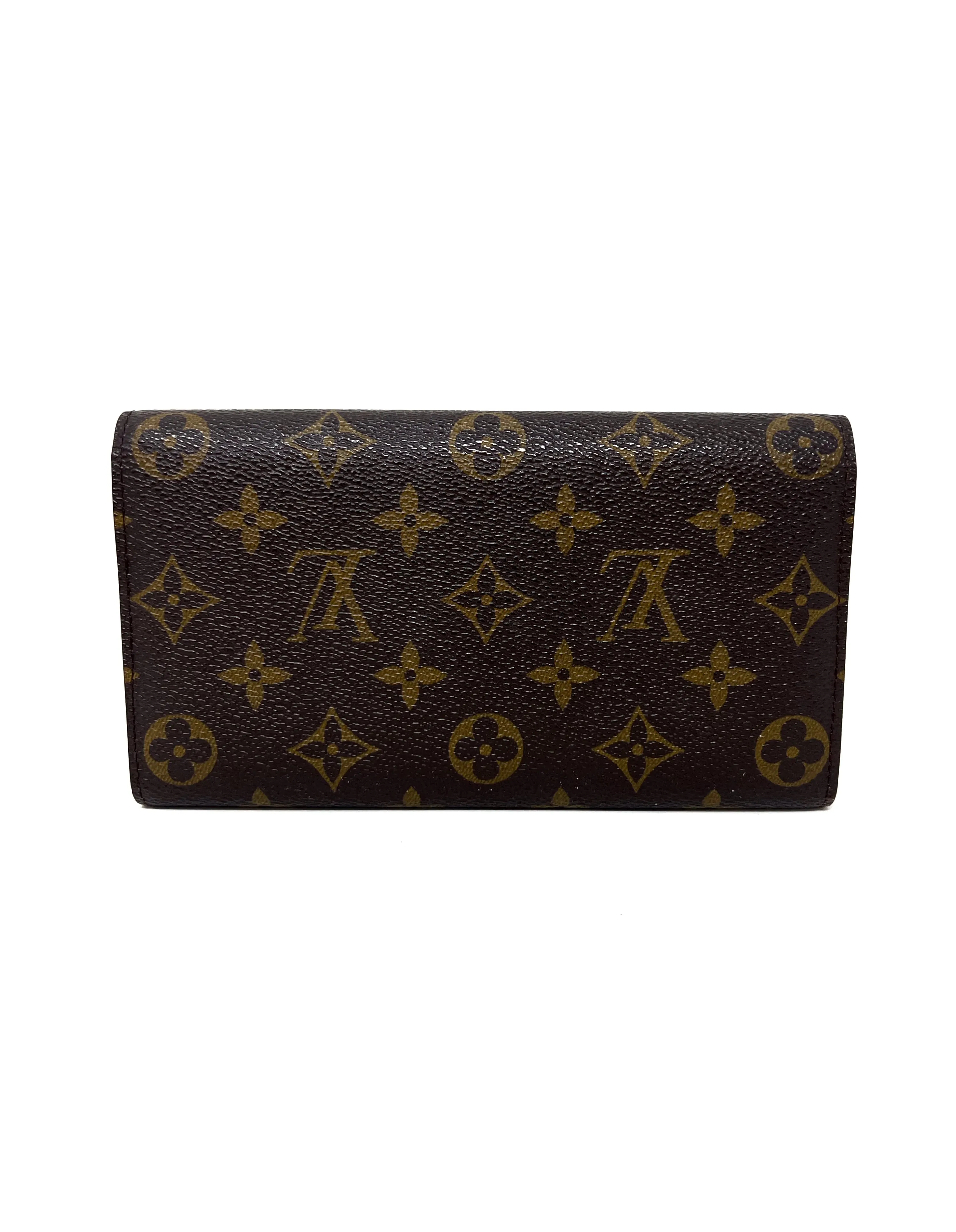 Louis Vuitton '12 'Sarah' Monogram Canvas Flap Wallet