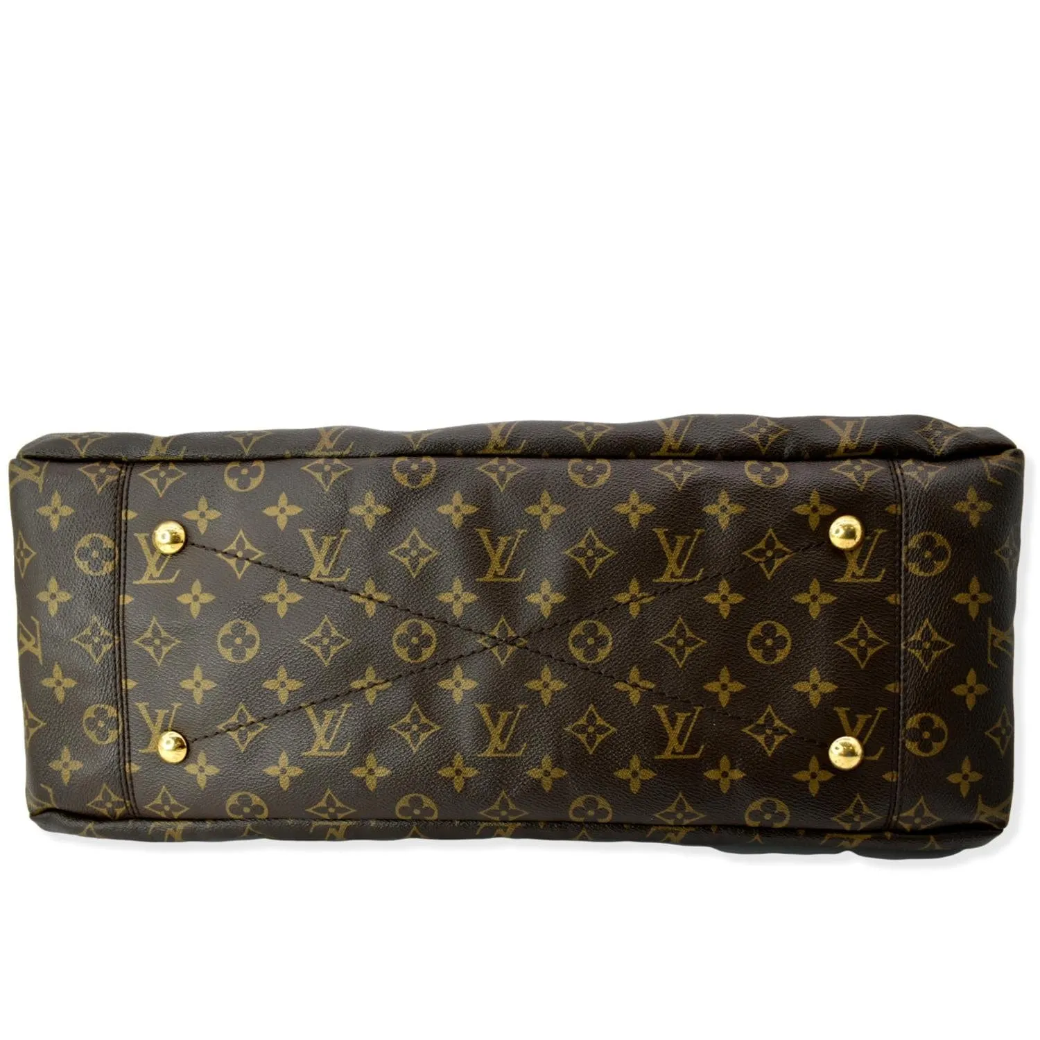 LOUIS VUITTON Artsy GM Monogram Canvas Hobo Bag Brown