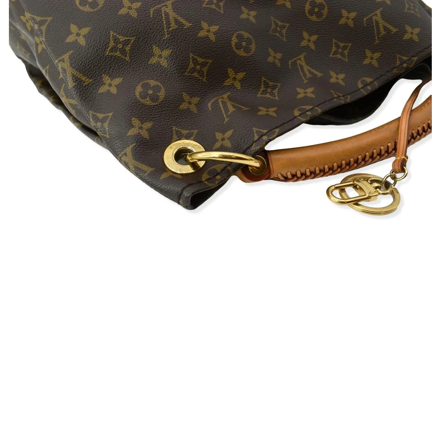 LOUIS VUITTON Artsy GM Monogram Canvas Hobo Bag Brown