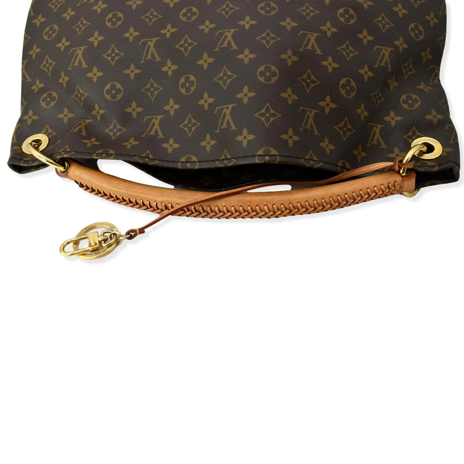LOUIS VUITTON Artsy GM Monogram Canvas Hobo Bag Brown