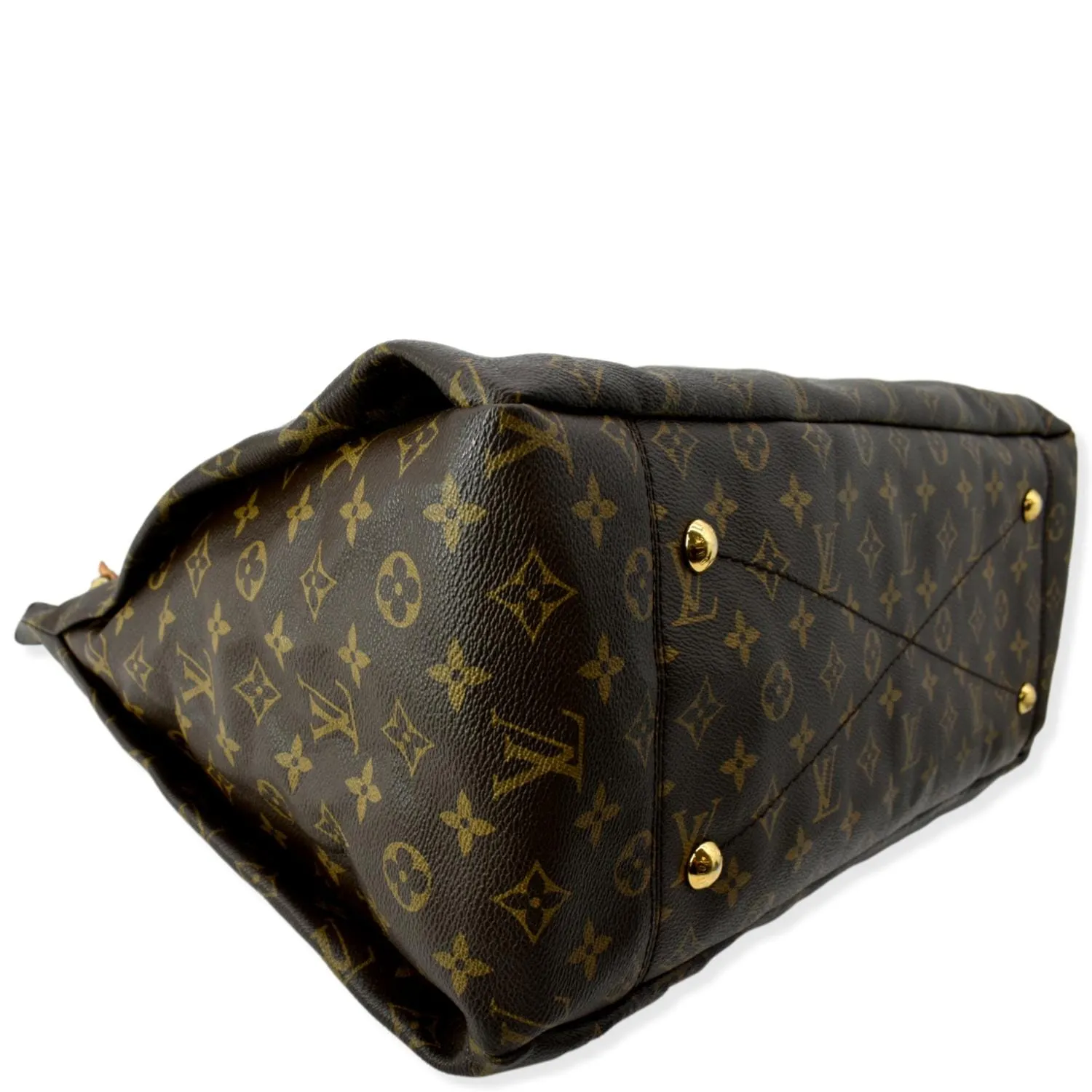 LOUIS VUITTON Artsy GM Monogram Canvas Hobo Bag Brown