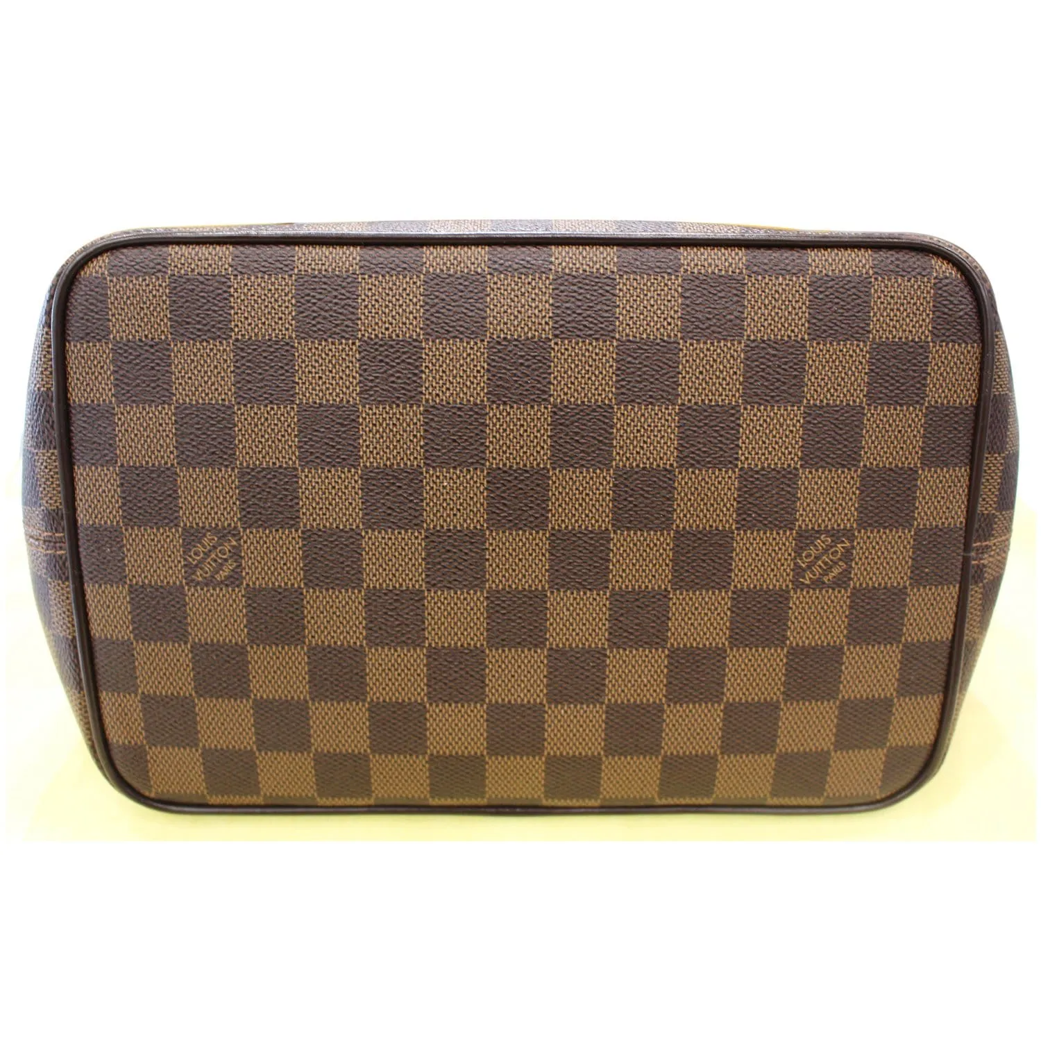 LOUIS VUITTON Bergamo PM Damier Ebene Shoulder Bag Brown