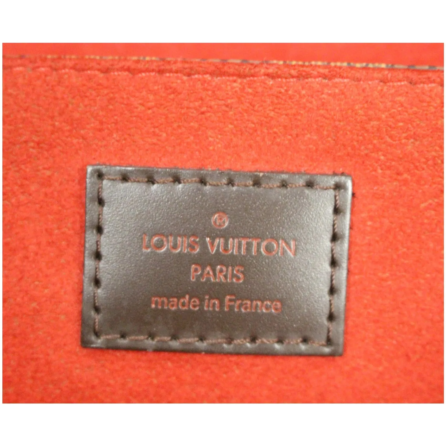 LOUIS VUITTON Bergamo PM Damier Ebene Shoulder Bag Brown