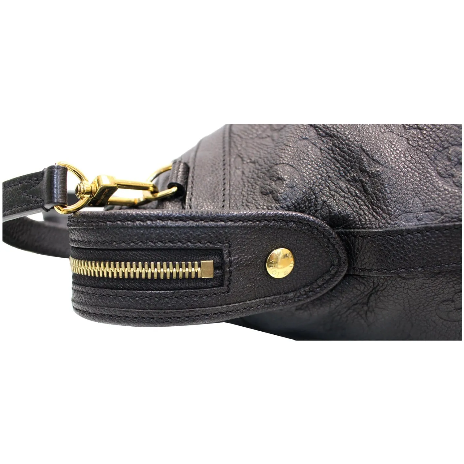 LOUIS VUITTON Boetie Monogram Empreinte Shoulder Bag Noir