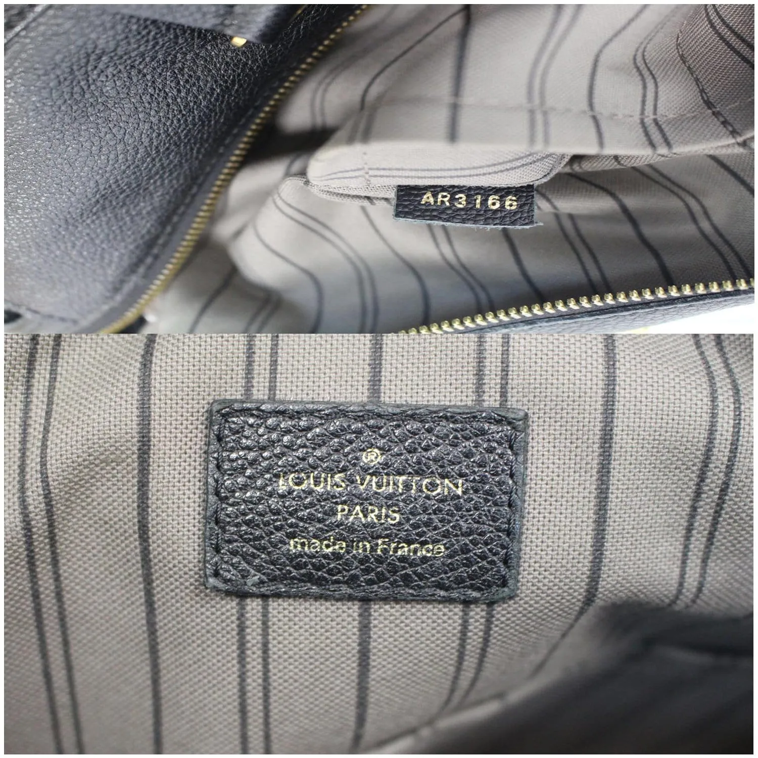 LOUIS VUITTON Boetie Monogram Empreinte Shoulder Bag Noir
