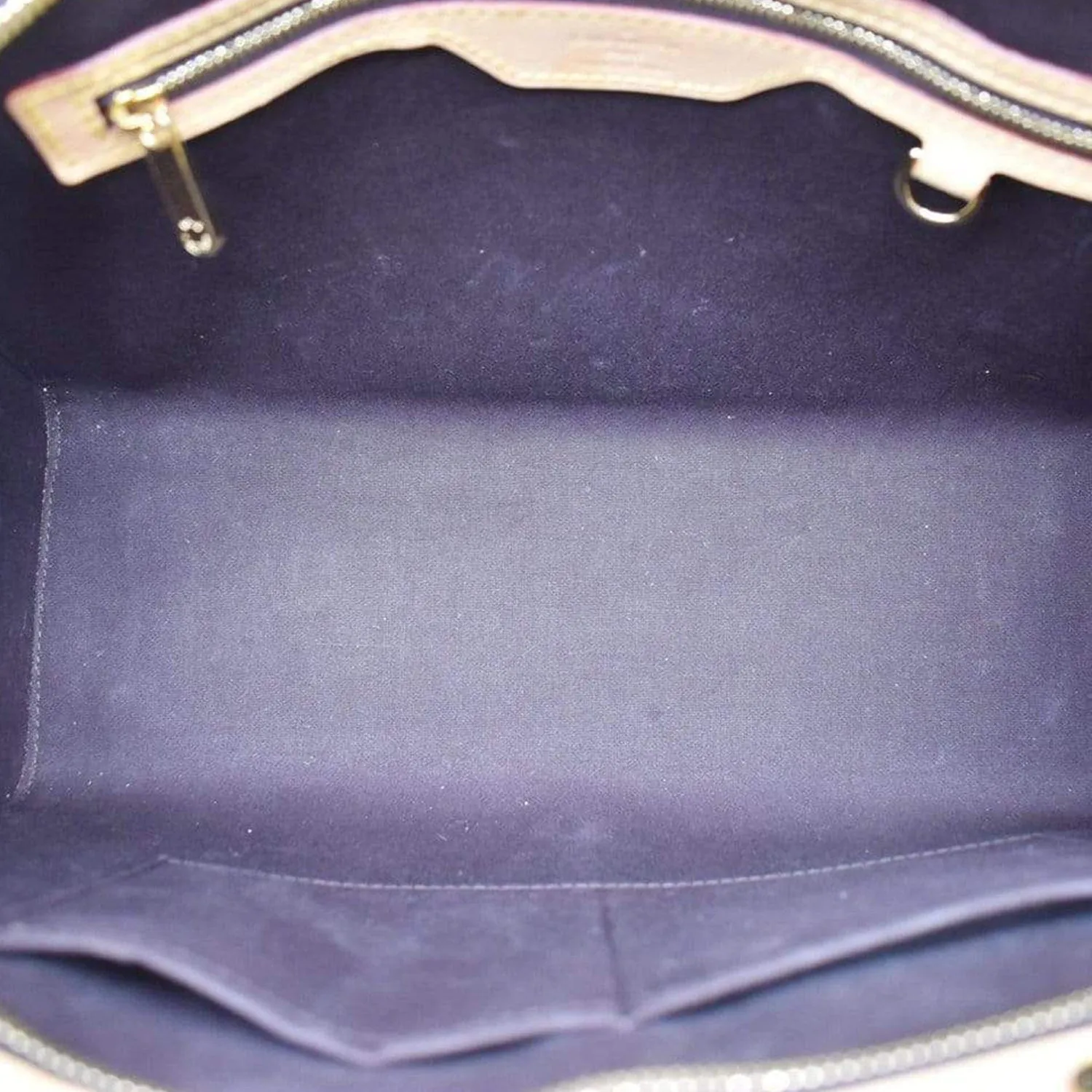 LOUIS VUITTON Brea MM Monogram Vernis Satchel Bag Amarante