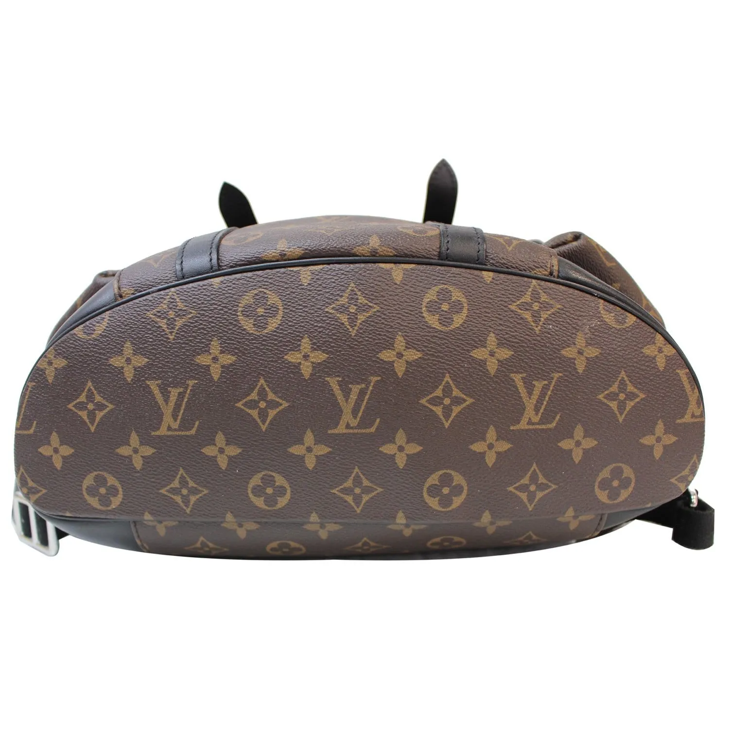 LOUIS VUITTON Christopher PM Monogram Macassar Canvas Backpack Bag Brown