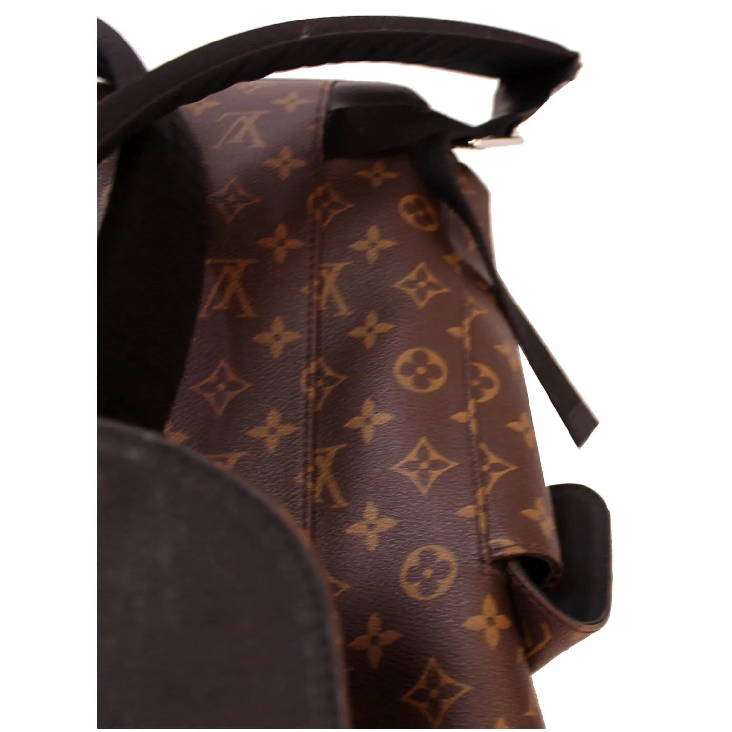 LOUIS VUITTON Christopher PM Monogram Macassar Canvas Backpack Bag Brown