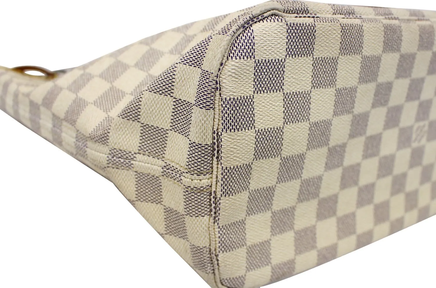LOUIS VUITTON Damier Azur Neverfull MM Shoulder Bag
