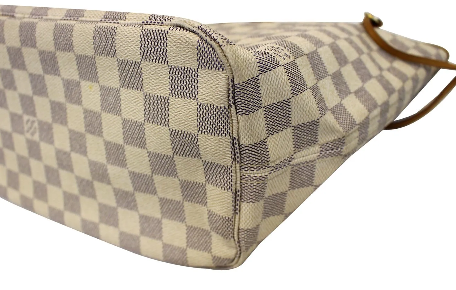 LOUIS VUITTON Damier Azur Neverfull MM Shoulder Bag