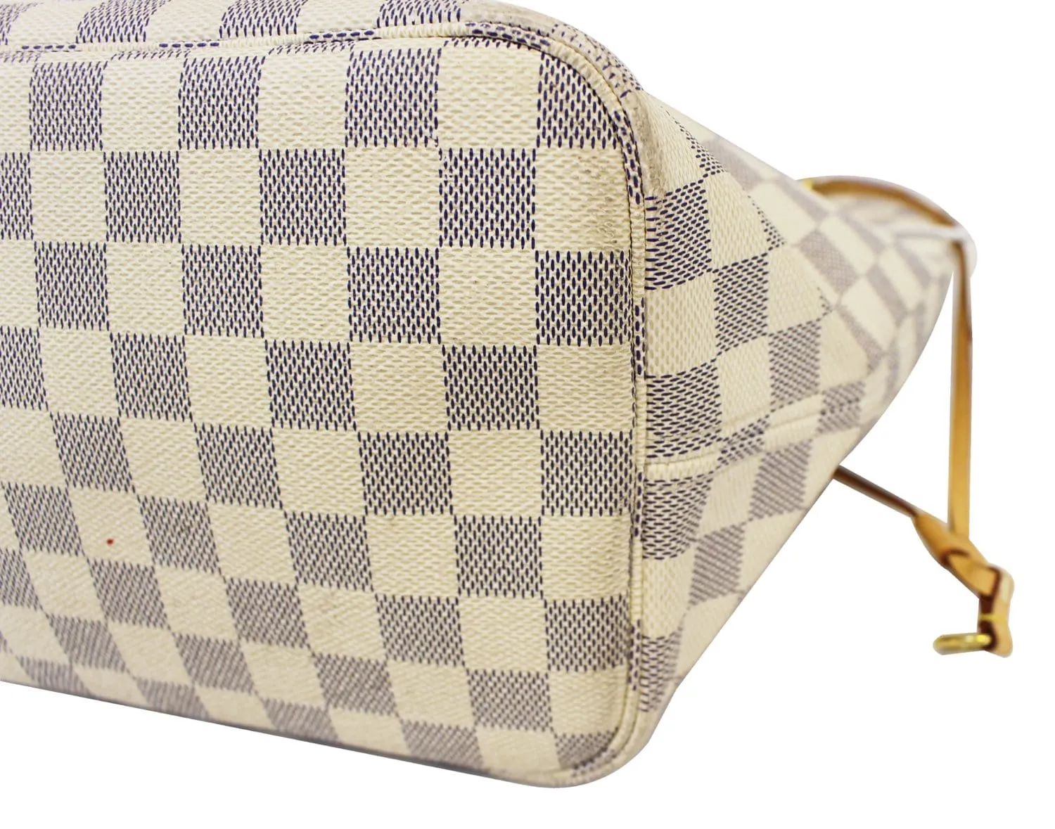 LOUIS VUITTON Damier Azur Neverfull MM Tote Bag