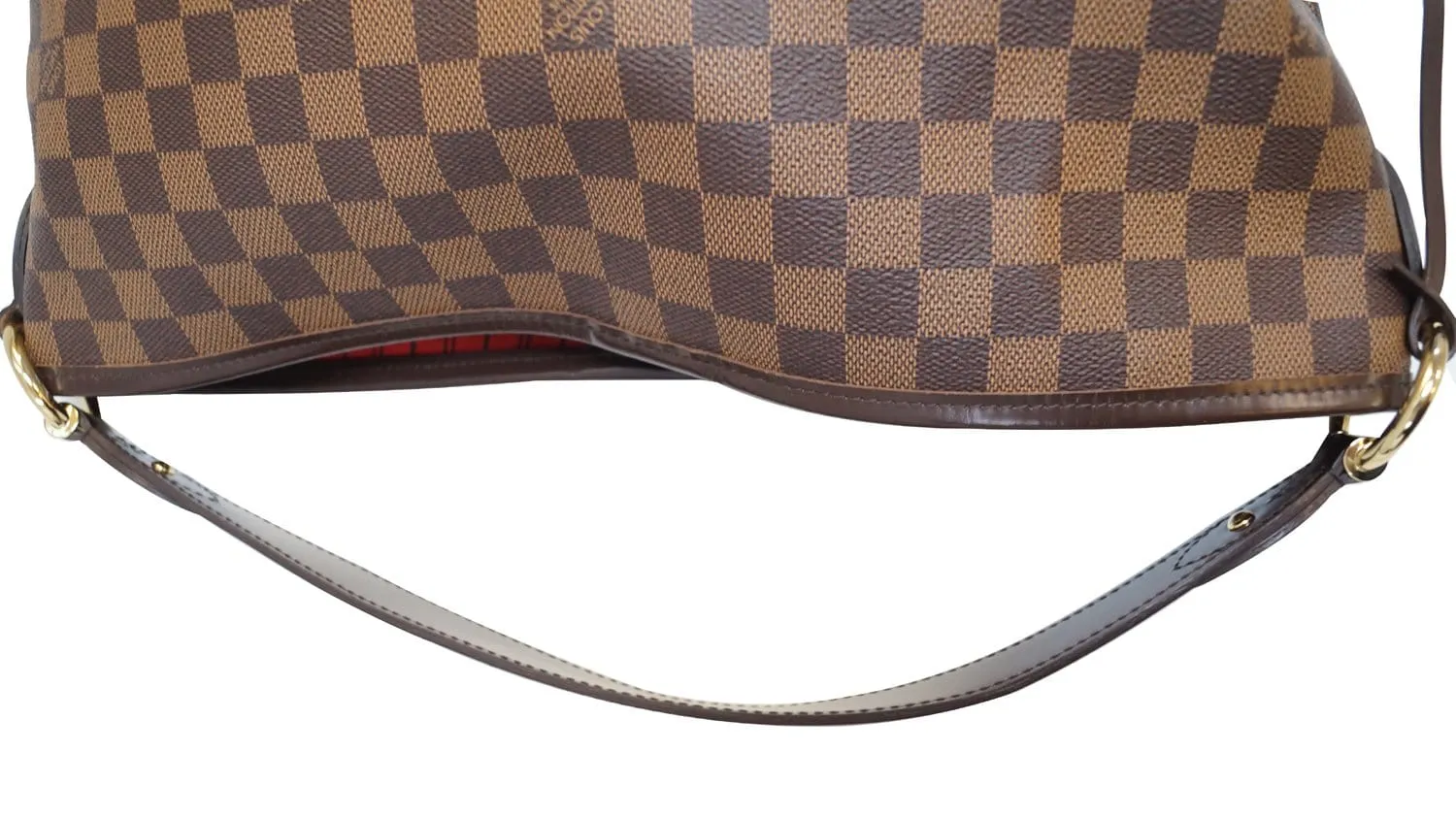 LOUIS VUITTON Damier Ebene Delightful MM NM Hobo Bag