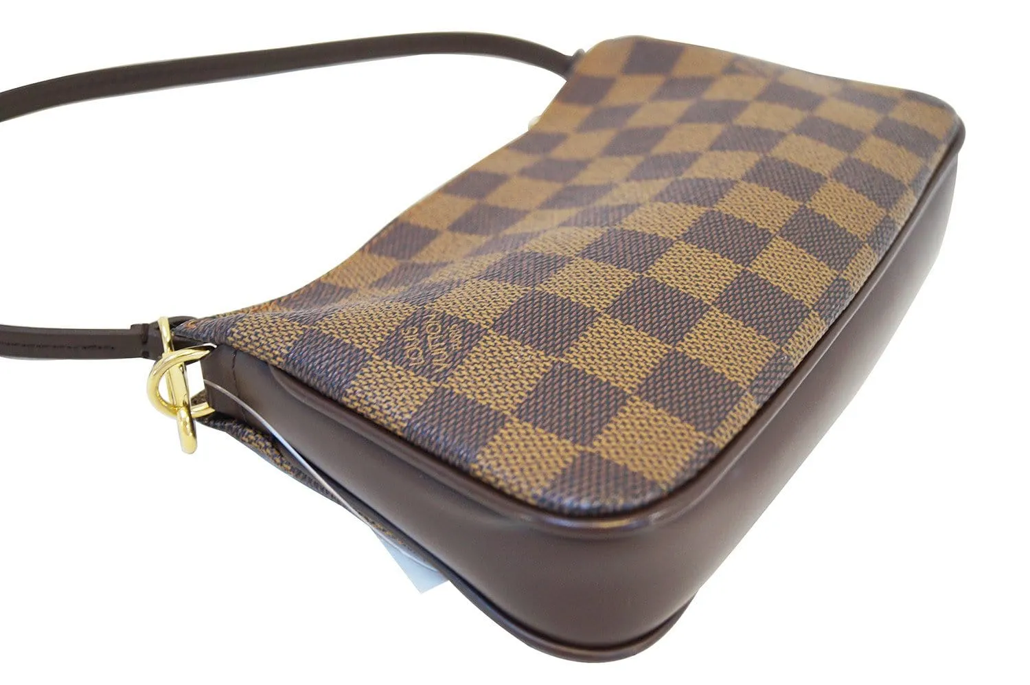LOUIS VUITTON Damier Ebene Navona Pouch Handbag