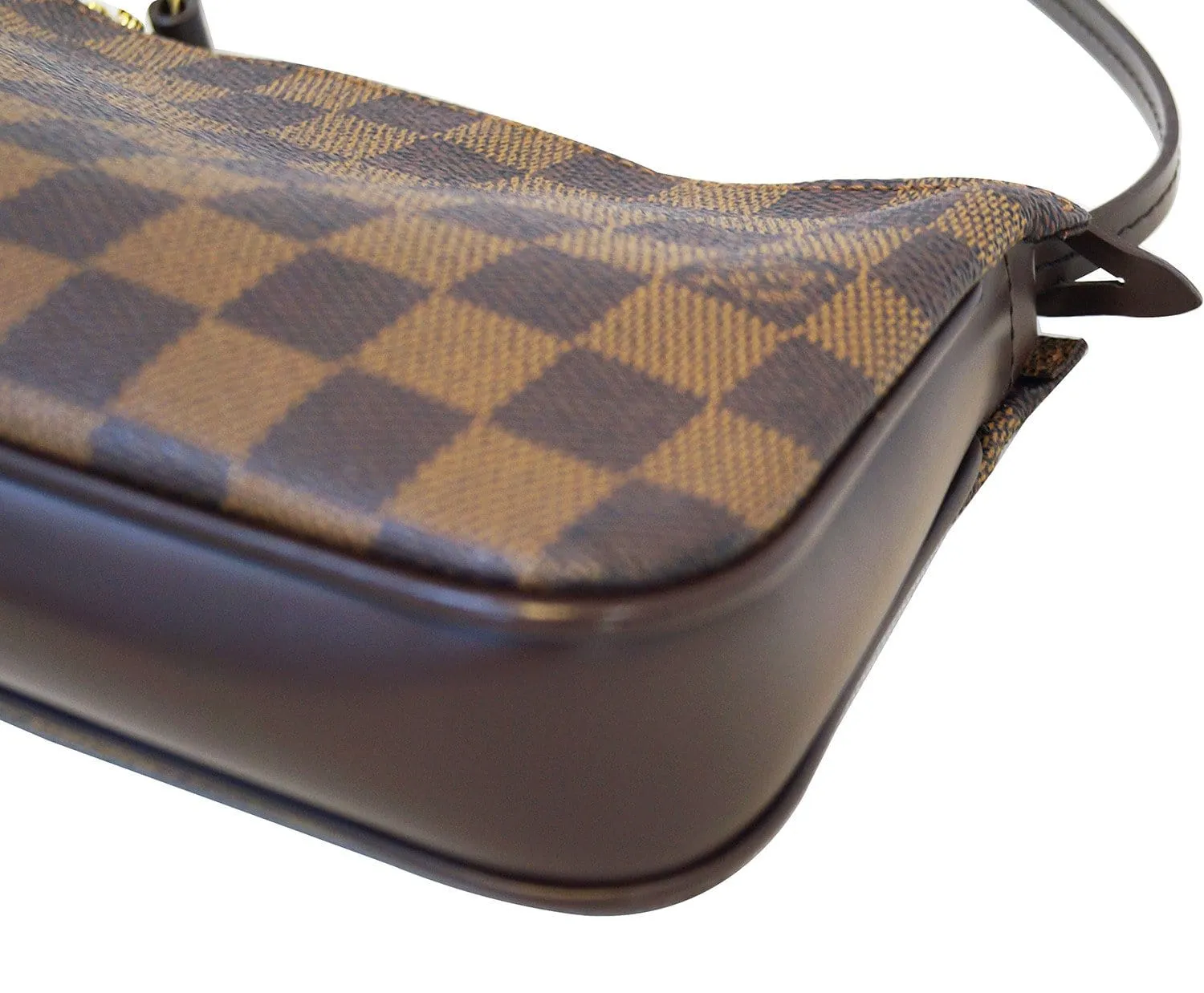 LOUIS VUITTON Damier Ebene Navona Pouch Handbag