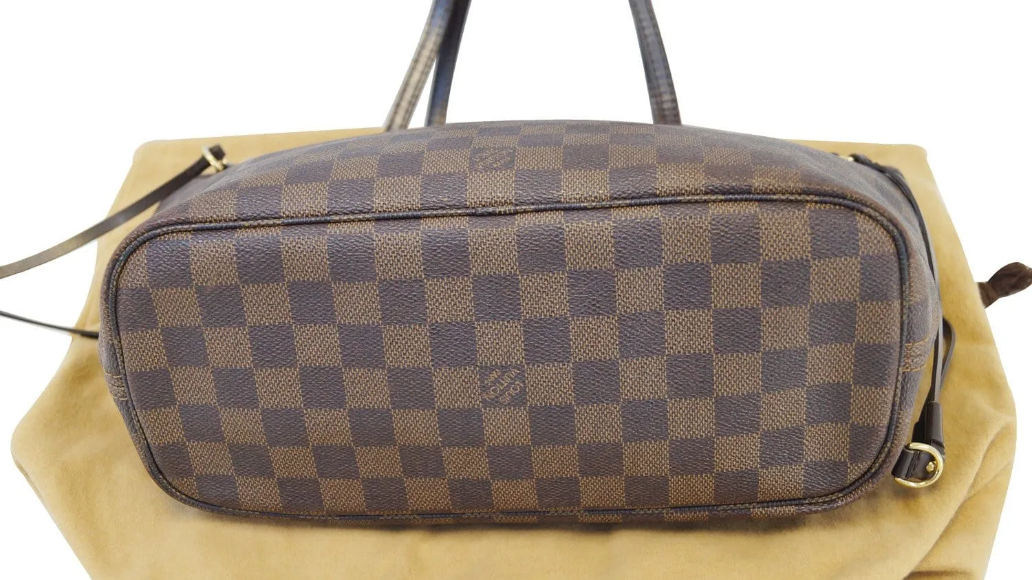 LOUIS VUITTON Damier Ebene Neverfull PM Tote Bag