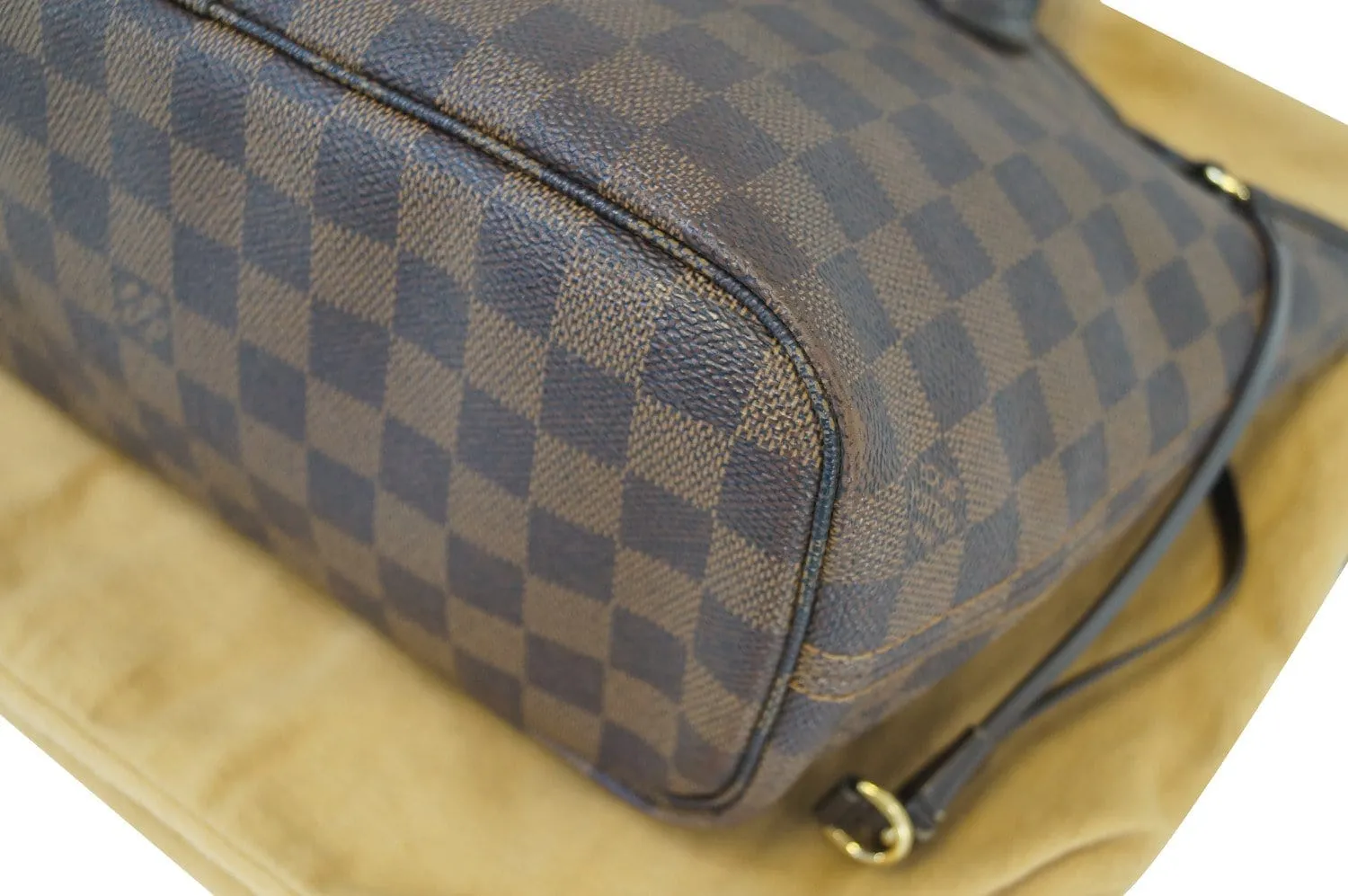 LOUIS VUITTON Damier Ebene Neverfull PM Tote Bag