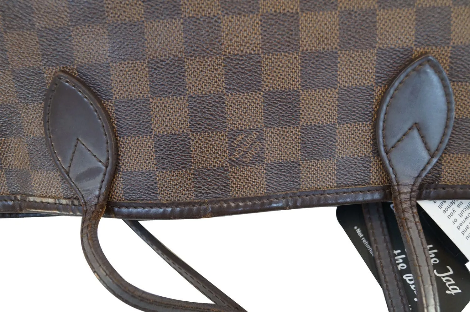LOUIS VUITTON Damier Ebene Neverfull PM Tote Bag