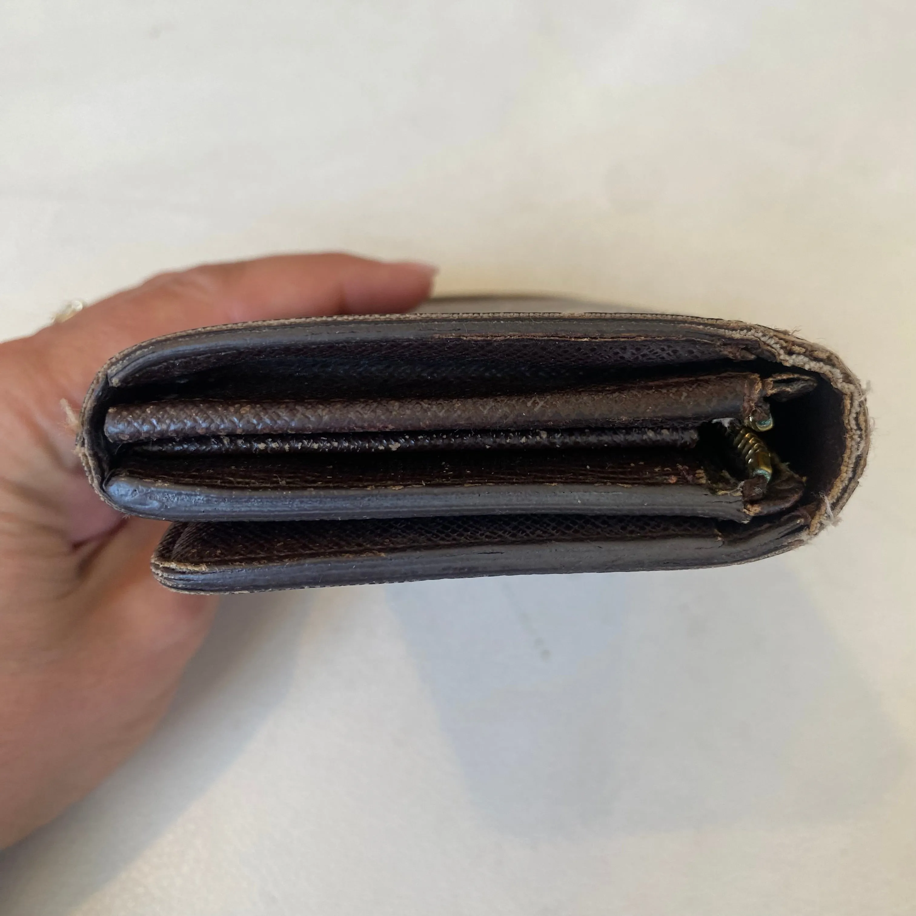 LOUIS VUITTON Damier Ebene Tresor Wallet