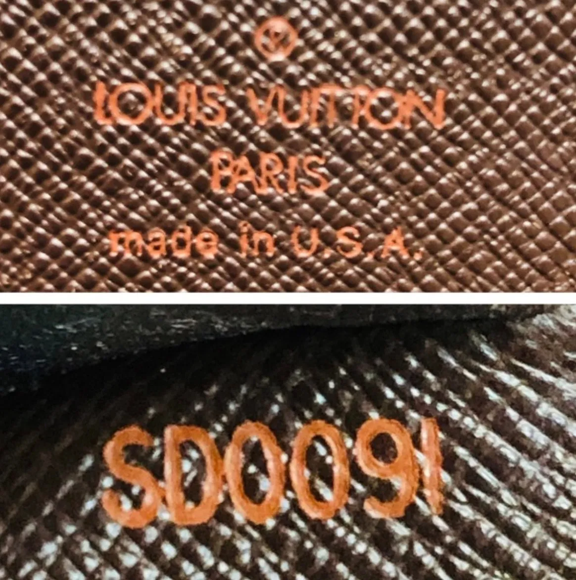 LOUIS VUITTON Damier Ebene Tresor Wallet