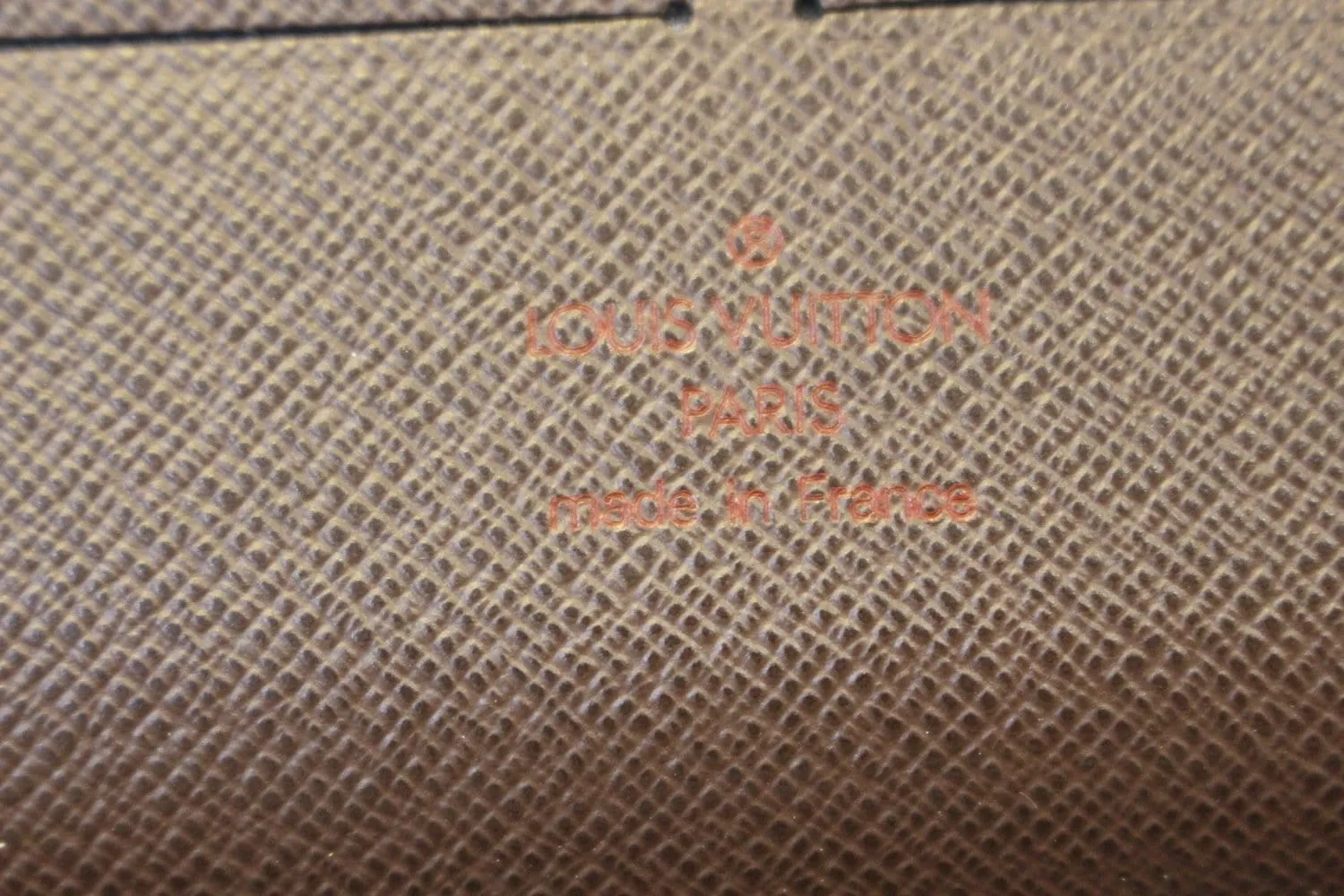 LOUIS VUITTON Damier Ebene Zippy Long Wallet