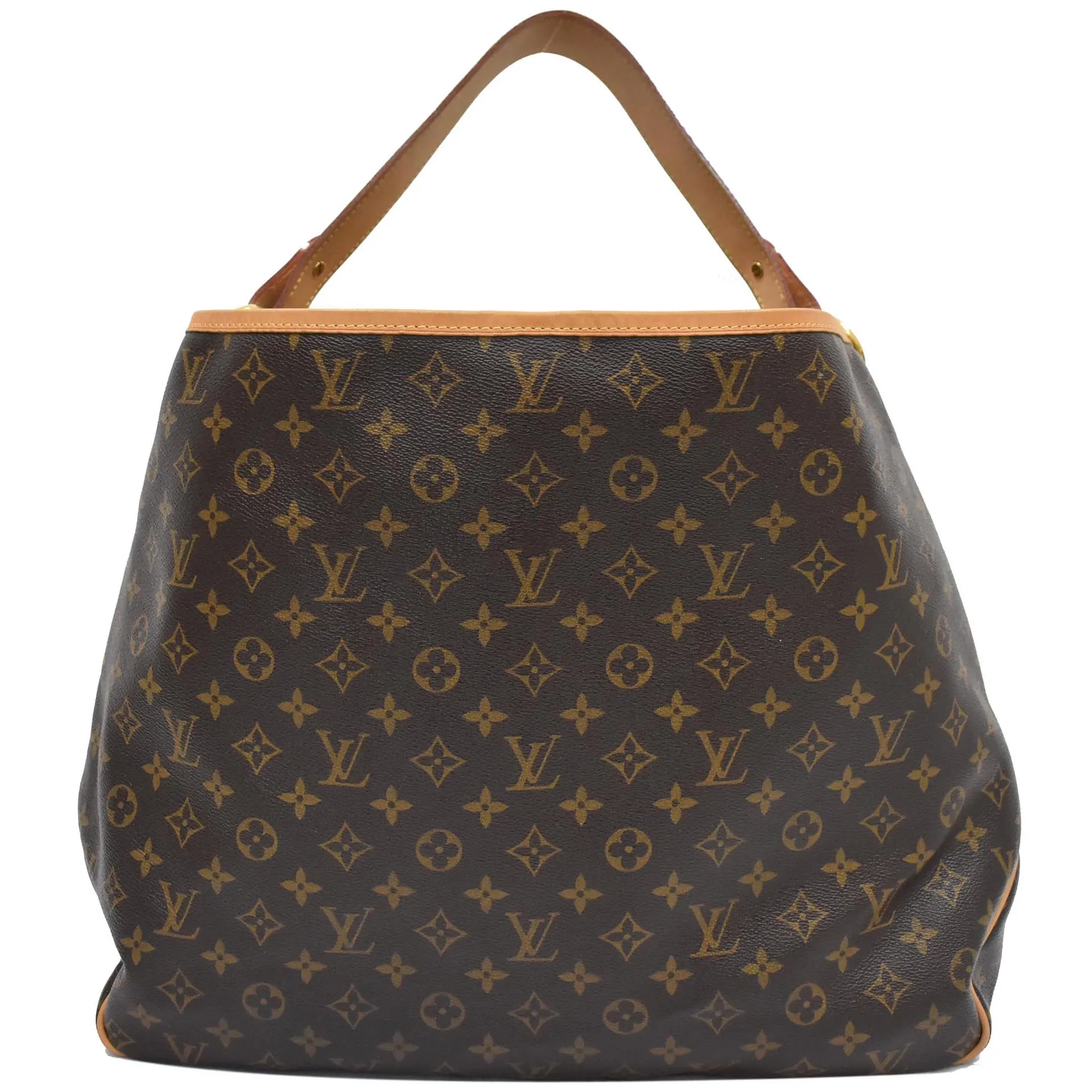 LOUIS VUITTON Delightful GM Monogram Canvas Shoulder Bag Brown